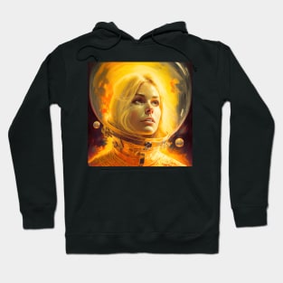 We Are Floating In Space - 24 - Sci-Fi Inspired Retro Artwork Hoodie